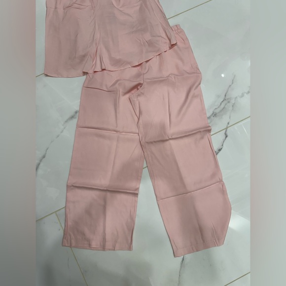 Pink linen matching set - Picture 3 of 5